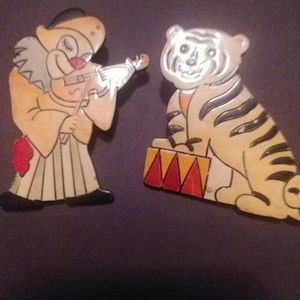 Whimsical 50's brooches